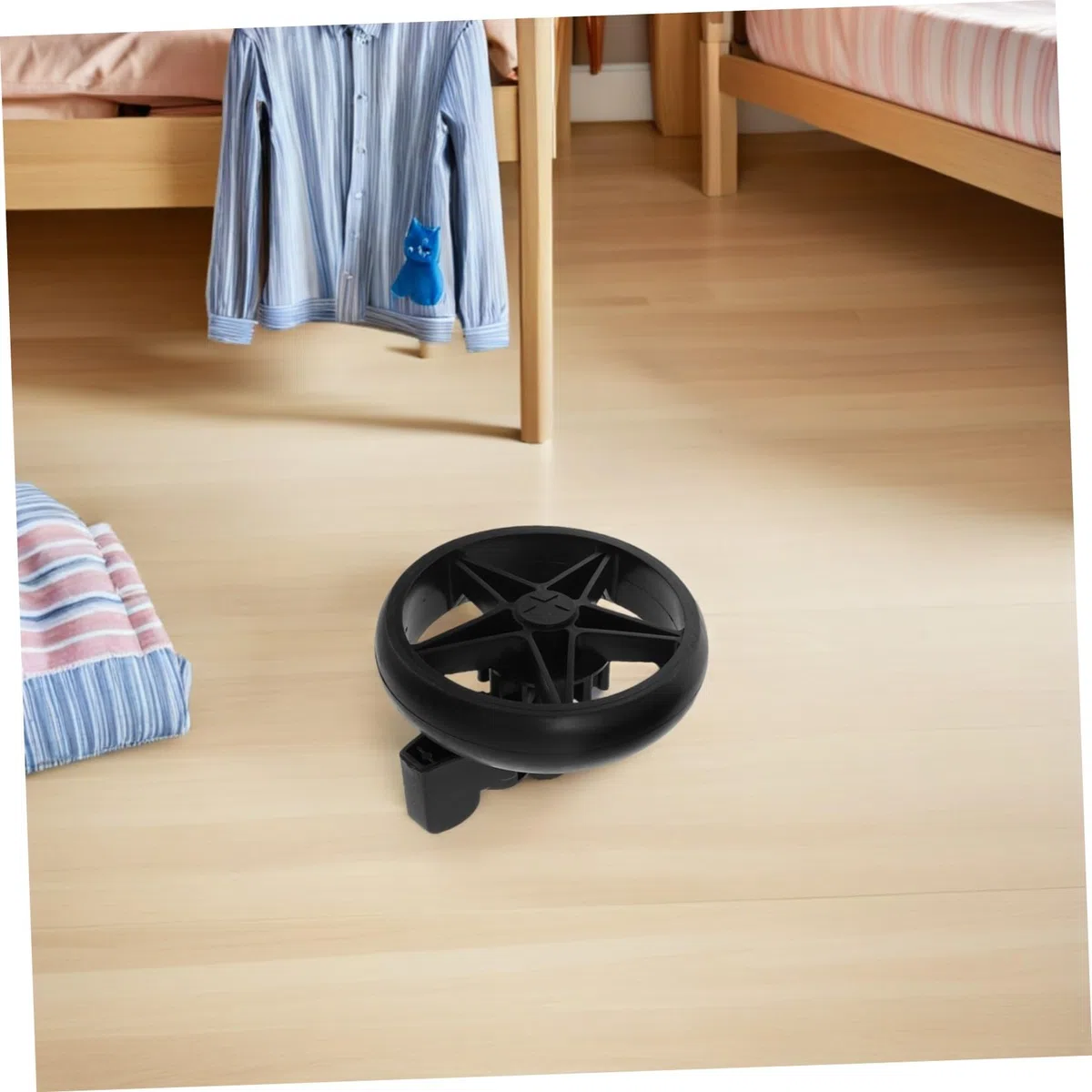 SUPVOX Ruedas de Repuesto Uso Interior y Exterior Traseras con Freno, Material Plástico y Metal, Estabilidad y Reducción de Vibraciones Pack para Andador de Aprendizaje para Bebés