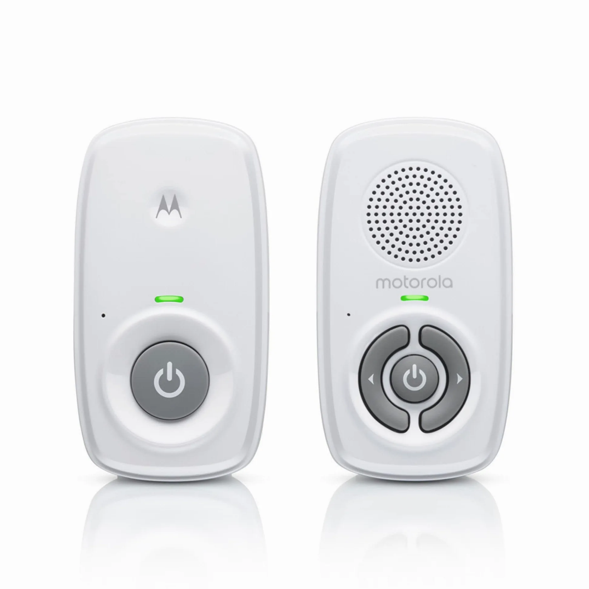 Motorola Baby Nursery AM21/MBP21 - Vigilabebés Audio Digital con tecnología DECT para la vigilancia de Audio, Alcance de 300 Metros, Micrófono de Alta sensibilidad, Blanco
