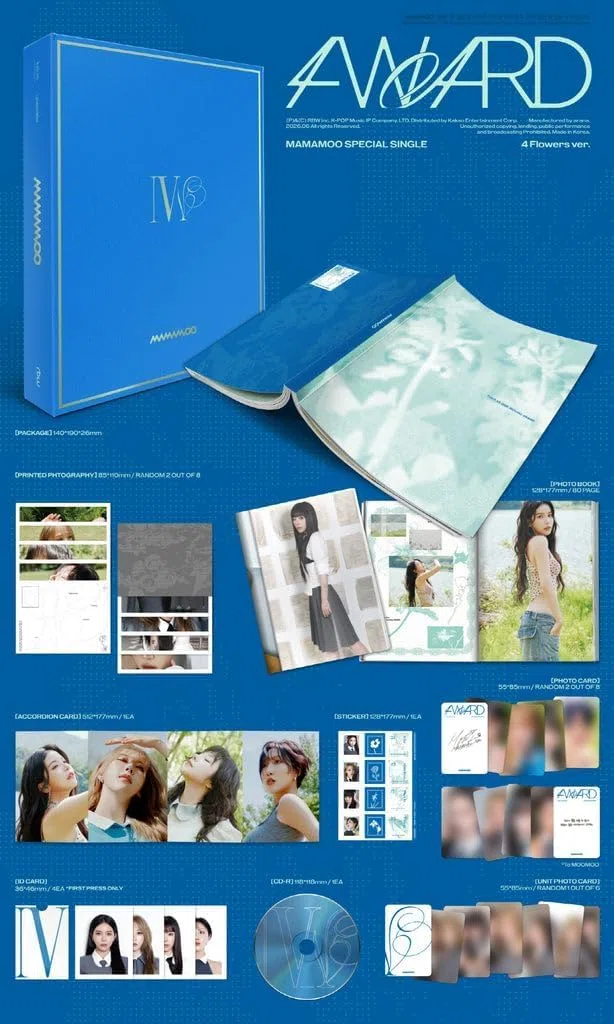 MAMAMOO 4WARD - Álbum individual especial sellado K-POP