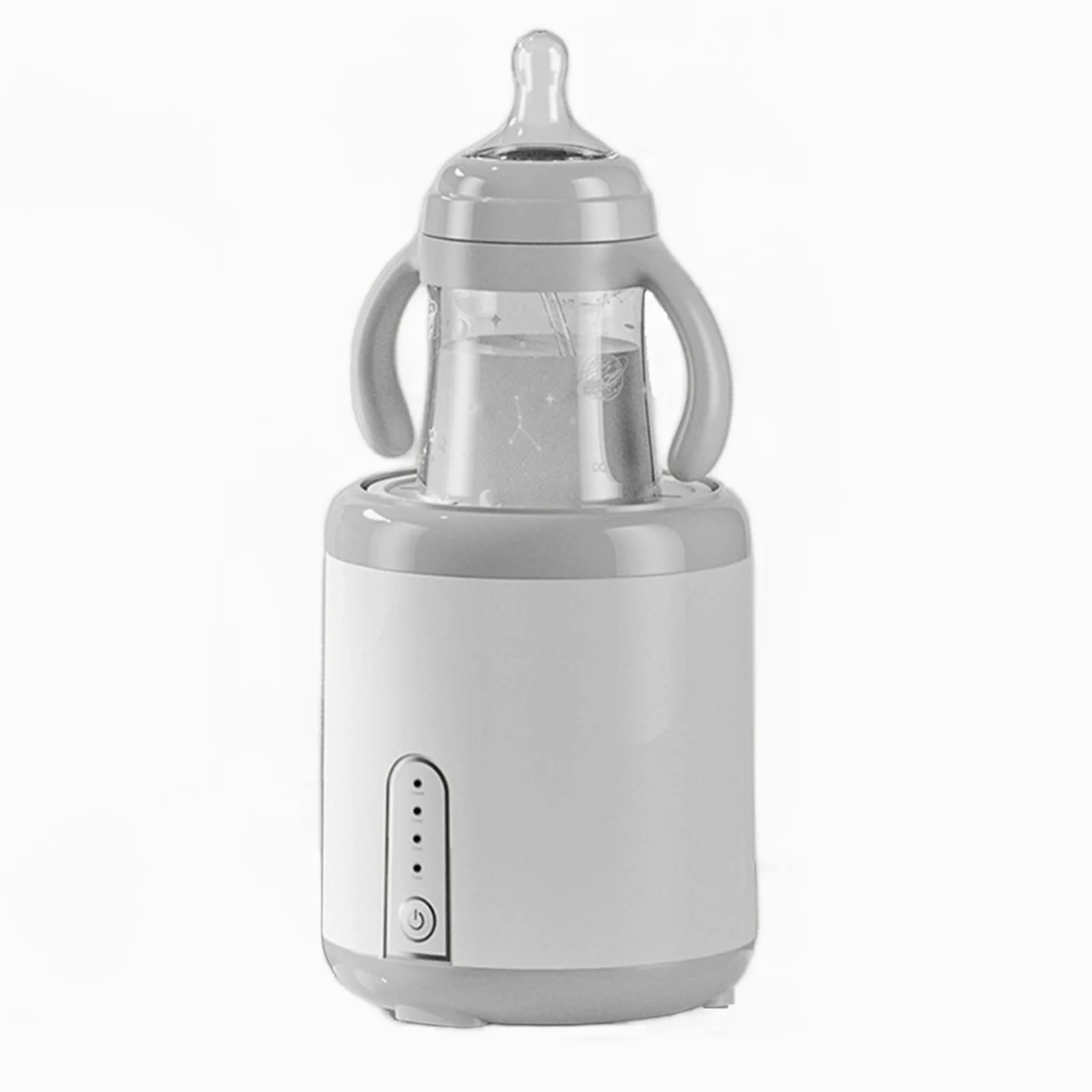 Mezclador de Fórmula para Bebés, el Agitador de Biberones Se Adapta a Todos los Biberones, Mezclador de Leche Automático Silencioso Eléctrico USB, Mezcla Rápida de 3 Engranajes(1#)