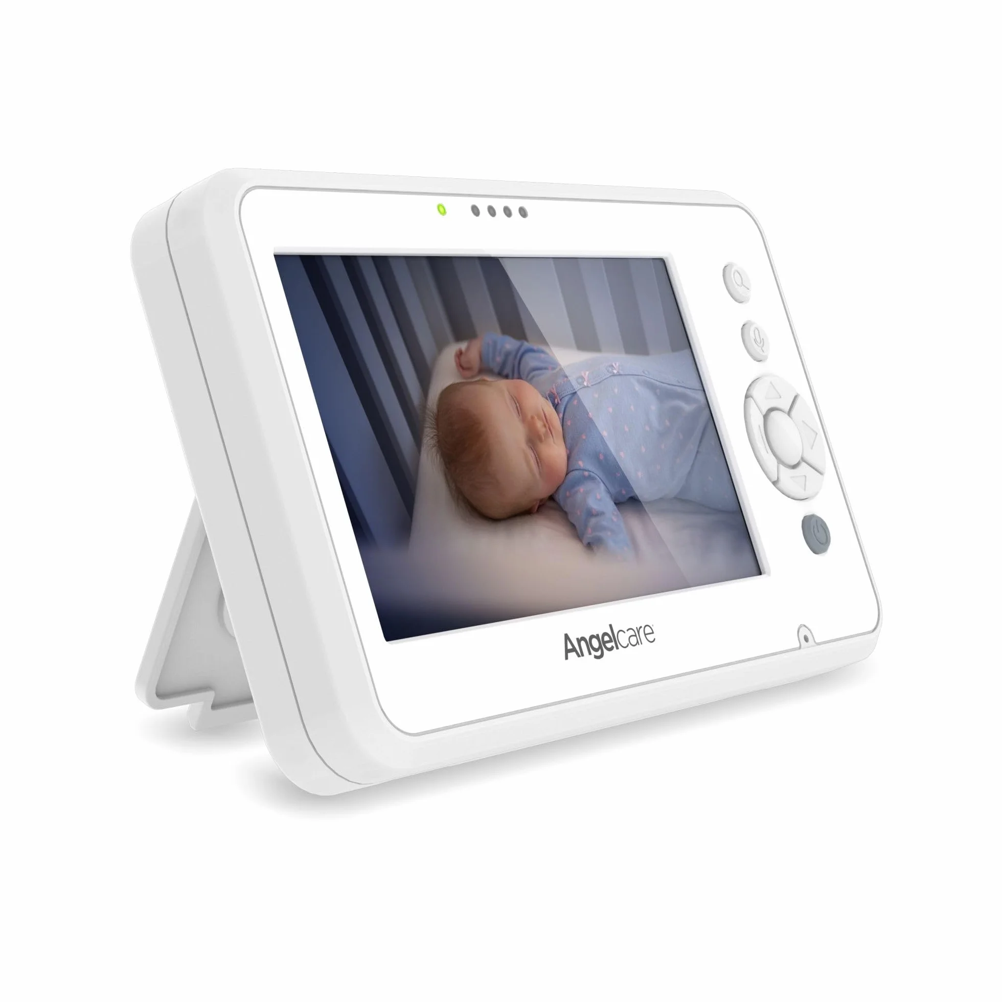 Angelcare - Vídeo con Monitor de Movimiento AC25, Pantalla de 4,3", cámara HD, luz Nocturna y cunas, Alcance hasta 150 Metros