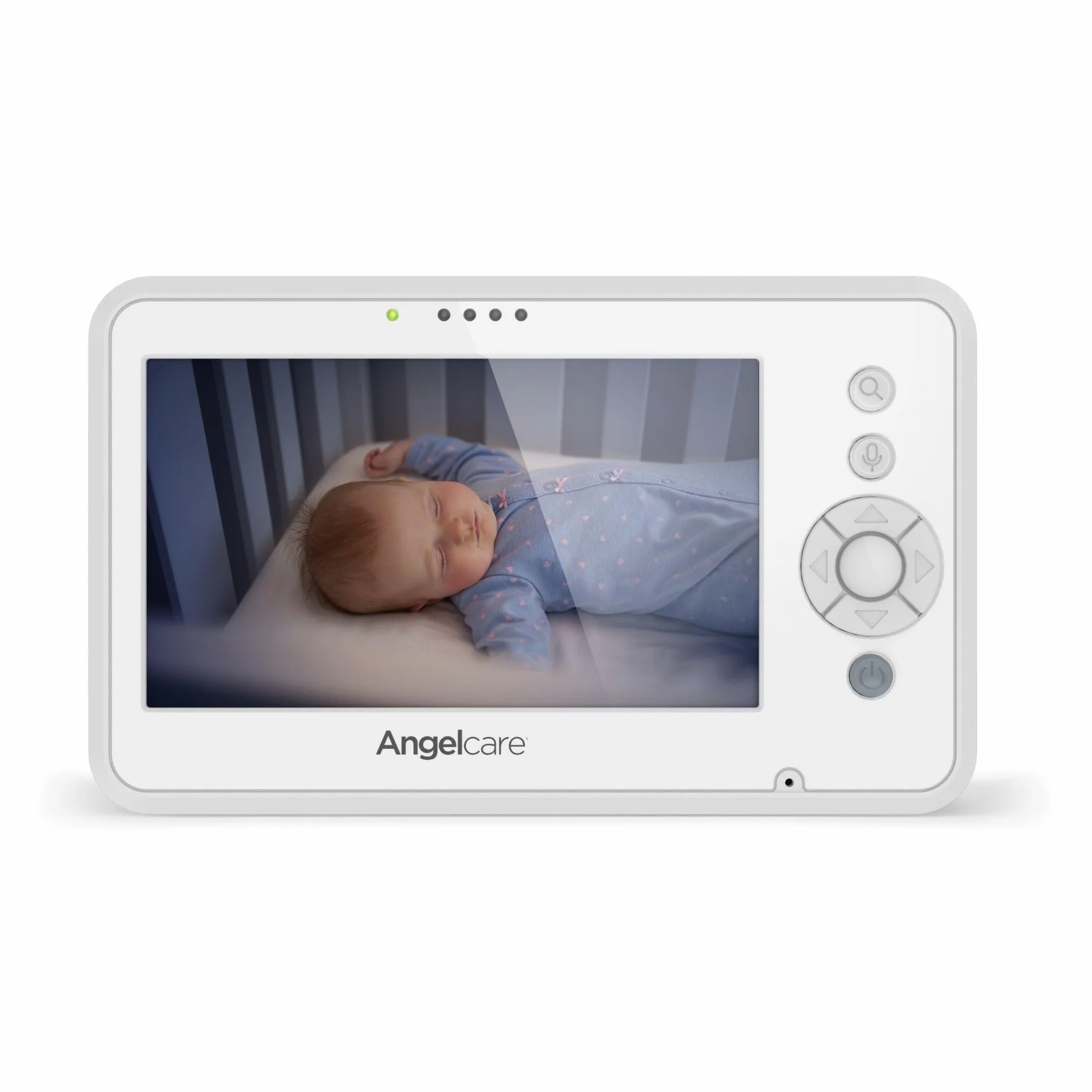 Angelcare - Vídeo con Monitor de Movimiento AC25, Pantalla de 4,3", cámara HD, luz Nocturna y cunas, Alcance hasta 150 Metros