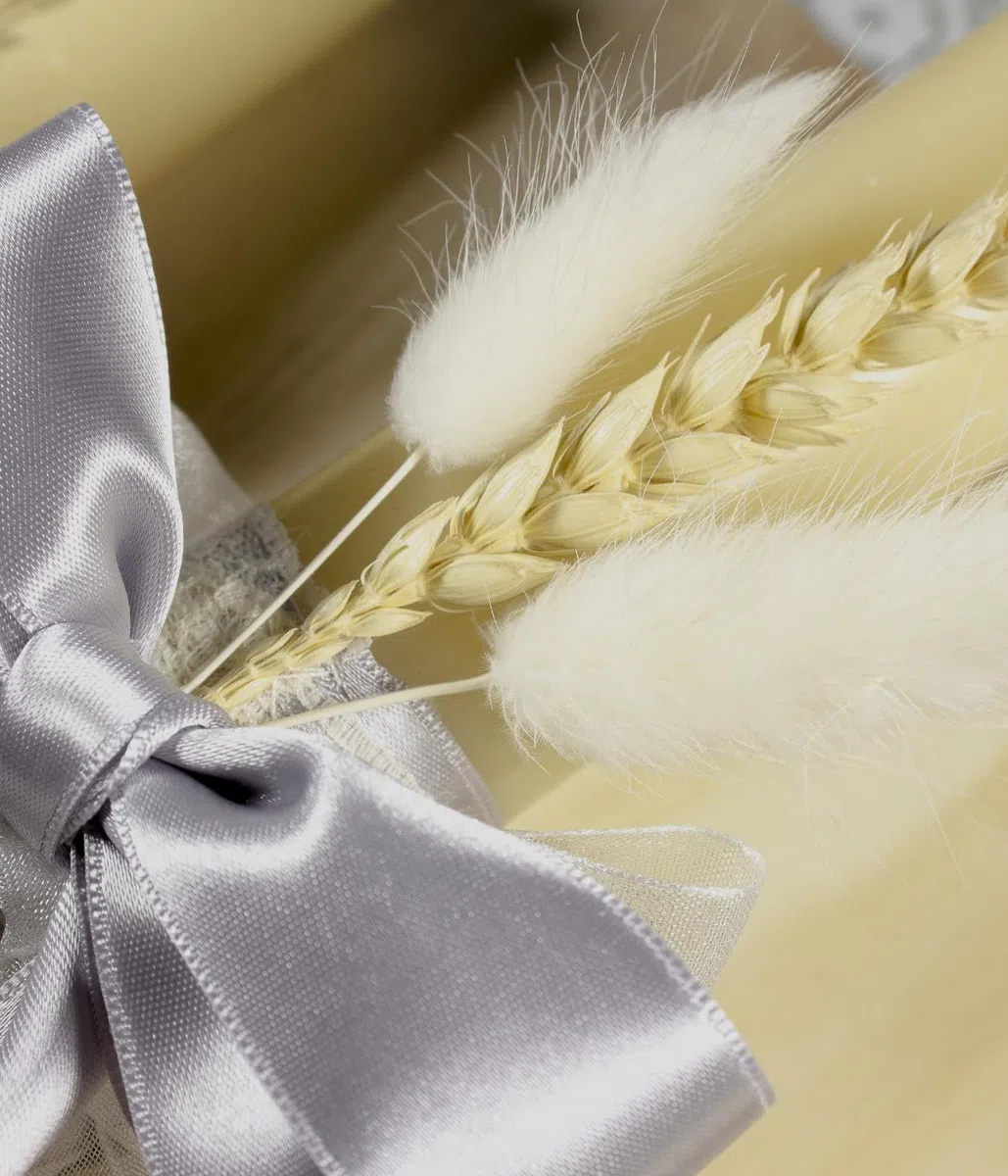 Vela Bautizo – Cirio Bautizo- Vela Bautizo Decorada- Artesanal – Vela color marfil -Vela cera de abeja natural – Vela litúrgica – Vela Larga blanca - Bautizos - Comuniones y Bodas (GRIS PERLA)