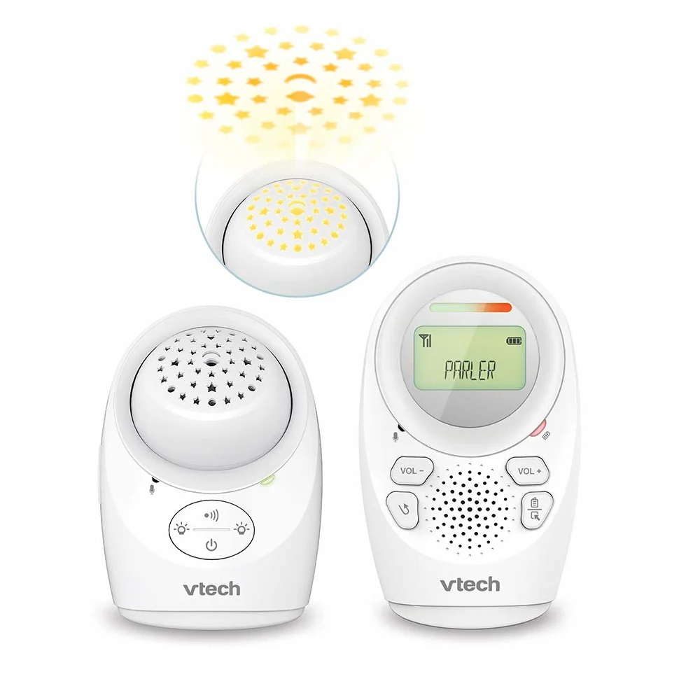 VTech - BM1212 - Babyphone Luz Mágica – Babyphone de Audio con Proyección – Versión ES