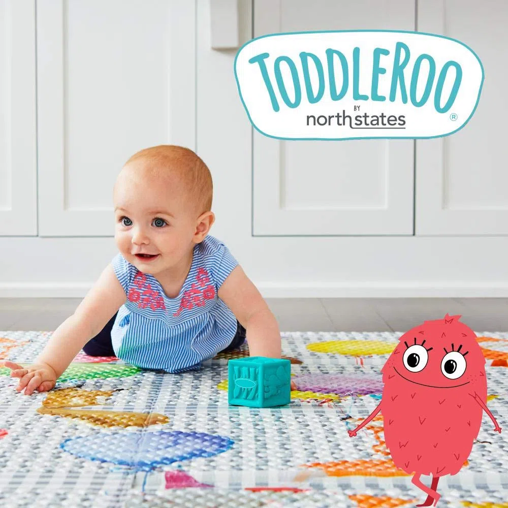 Toddleroo by North States Kit de Lujo a Prueba de niños | 4 Cubiertas de pomos de Puerta, 34 Protectores de Enchufe, 18 pestillos y 1 Protector de pellizco, 4 Esquinas de Gel, 4 cerraduras de
