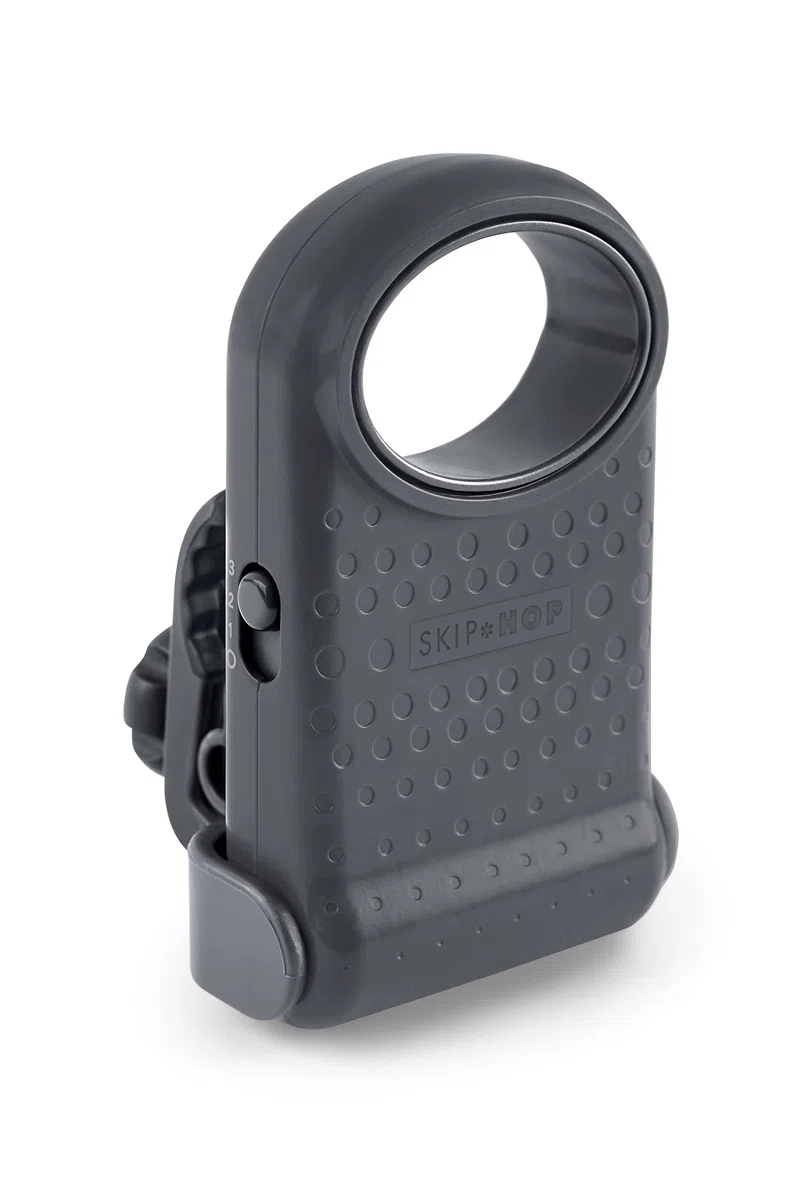 Skip Hop Ventilador portátil sin aspas para cochecito, ajustable 3 velocidades, Stroll & Connect, gris