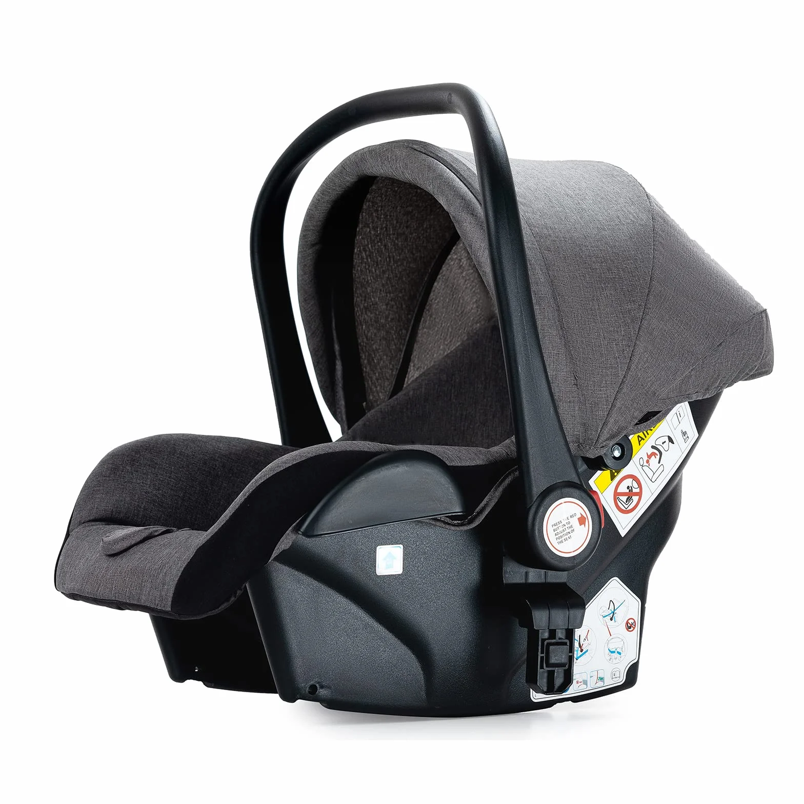 3 en 1 Sistema de Viaje Para Bebé 3 en 1 Cochecito de Paisaje Alto Carrito con Capazo Silla de Paseo Cochecito de Bebé Reclinable Cochecito Estándar Plegable de Recién Nacido (grey 739)