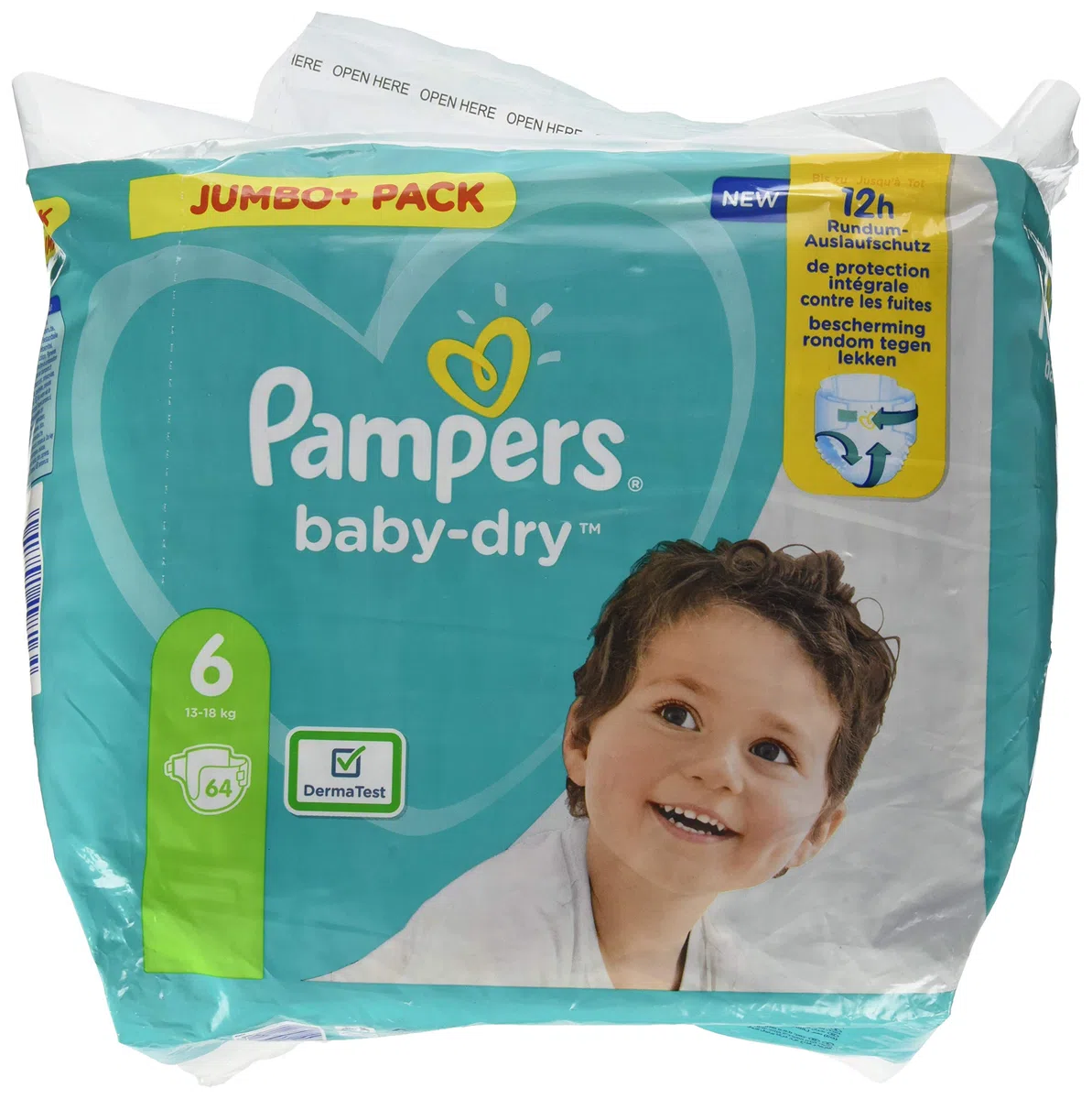 Pampers Baby-Dry Pants Pants - 64 pañales