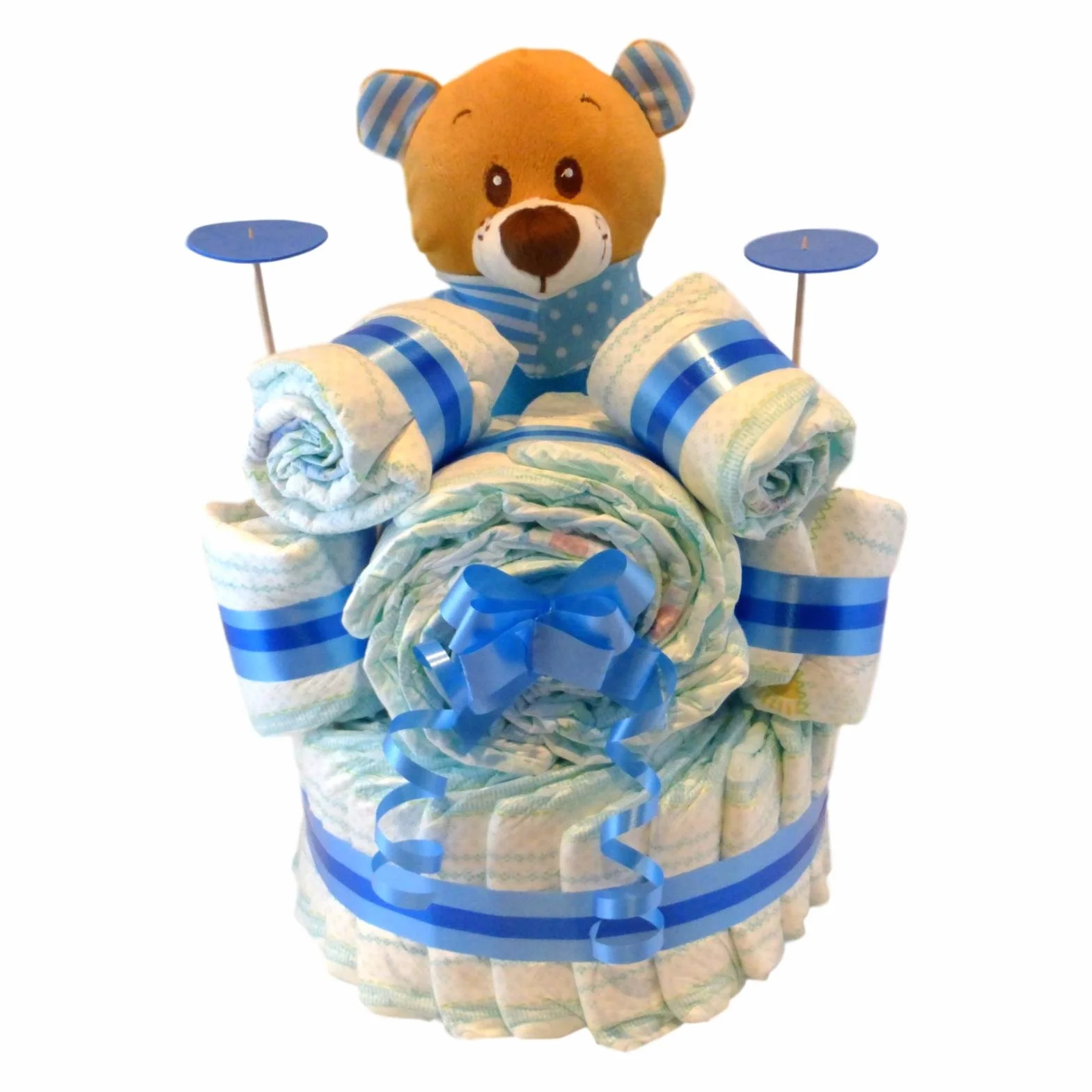 Tarta de pañales batería de música para niño